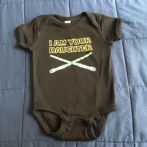 Star Wars baby onesie lightsabers cute nerdy